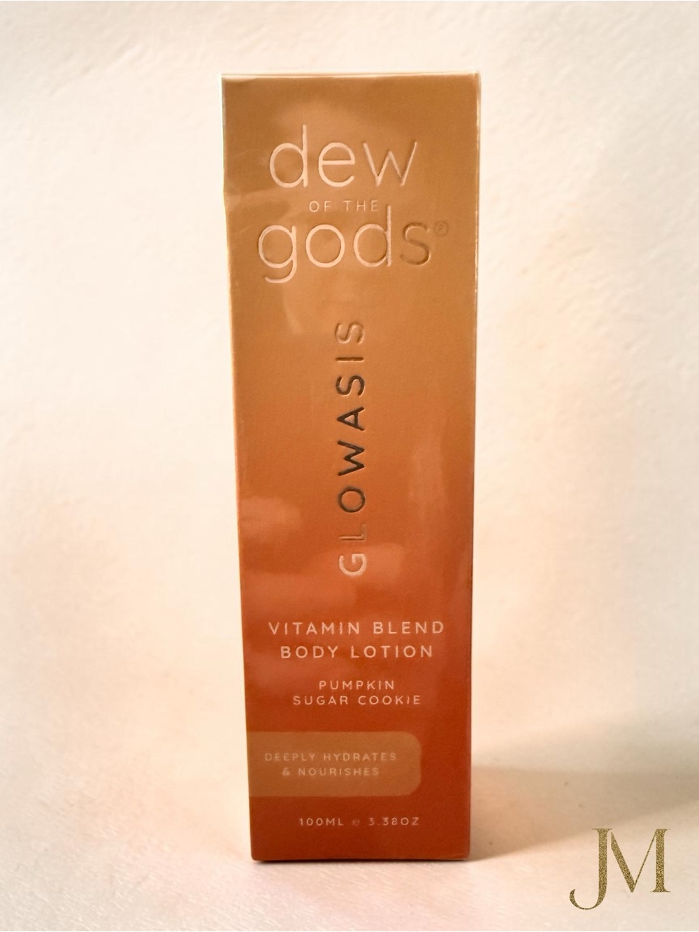 Dew of the Gods Glowasis Vitamin Blend Body Lotion Pumpkin Sugar Cookie New